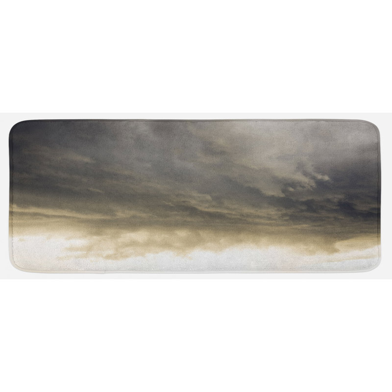 Tapis de cuisine clouds