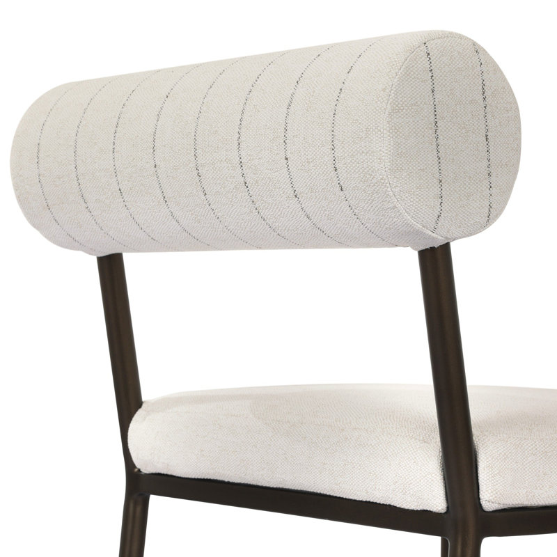Outdoor Dining Side Chair with Cushions, Amalfi Natural