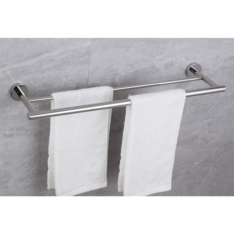 Porte-serviettes mural 23,6 po, Chrome chrome