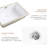 22 *15 Inch White Ceramic Rectangular Undermount Bathroom Sink, High - Quality, Modern Luxury, Overflow Feature, Easy To Clean, Simple Installation For Vanity 15 Inch Wide, Long, Fired, Acid , Stain