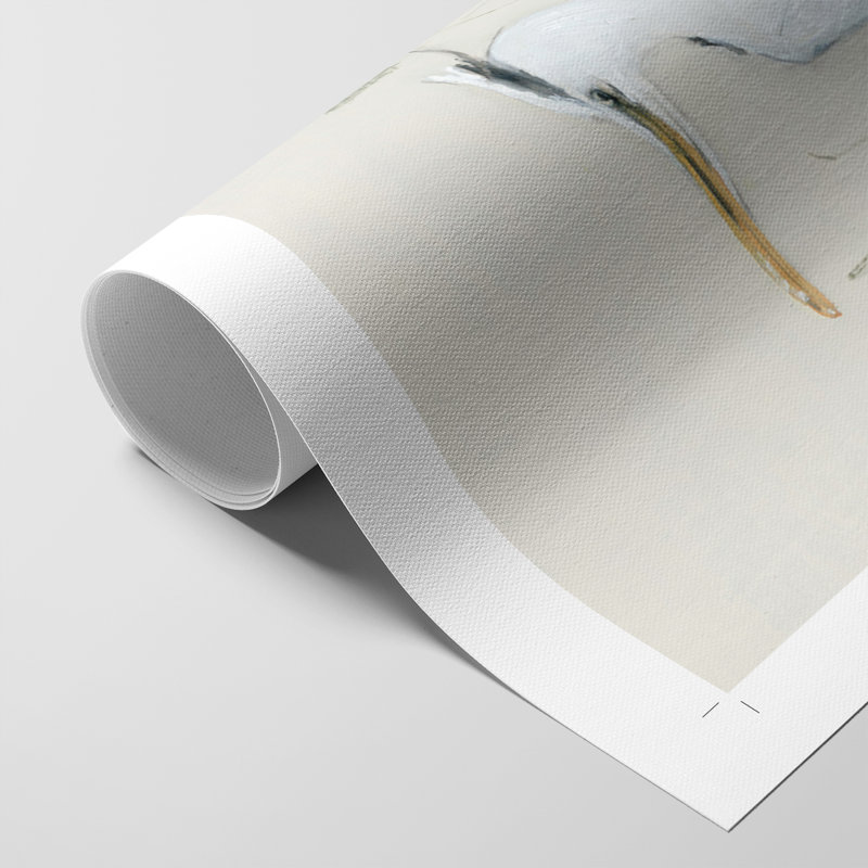 Héron II - reproduction de toile seulement - non encadrée, H 12 po x l 8 po