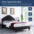 Massanutten 12-inch Adjustable Bed Base with Multiple Positions, Wireless Remote, Anti-Snore, Black-1239942722