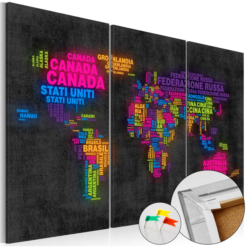 3 Piece No Frame Print on Wood, 80cm H x 120cm W