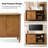 ALEX Transitional 4-Door Sideboard with Adjustable Shelves and Solid Wood Legs-824911852