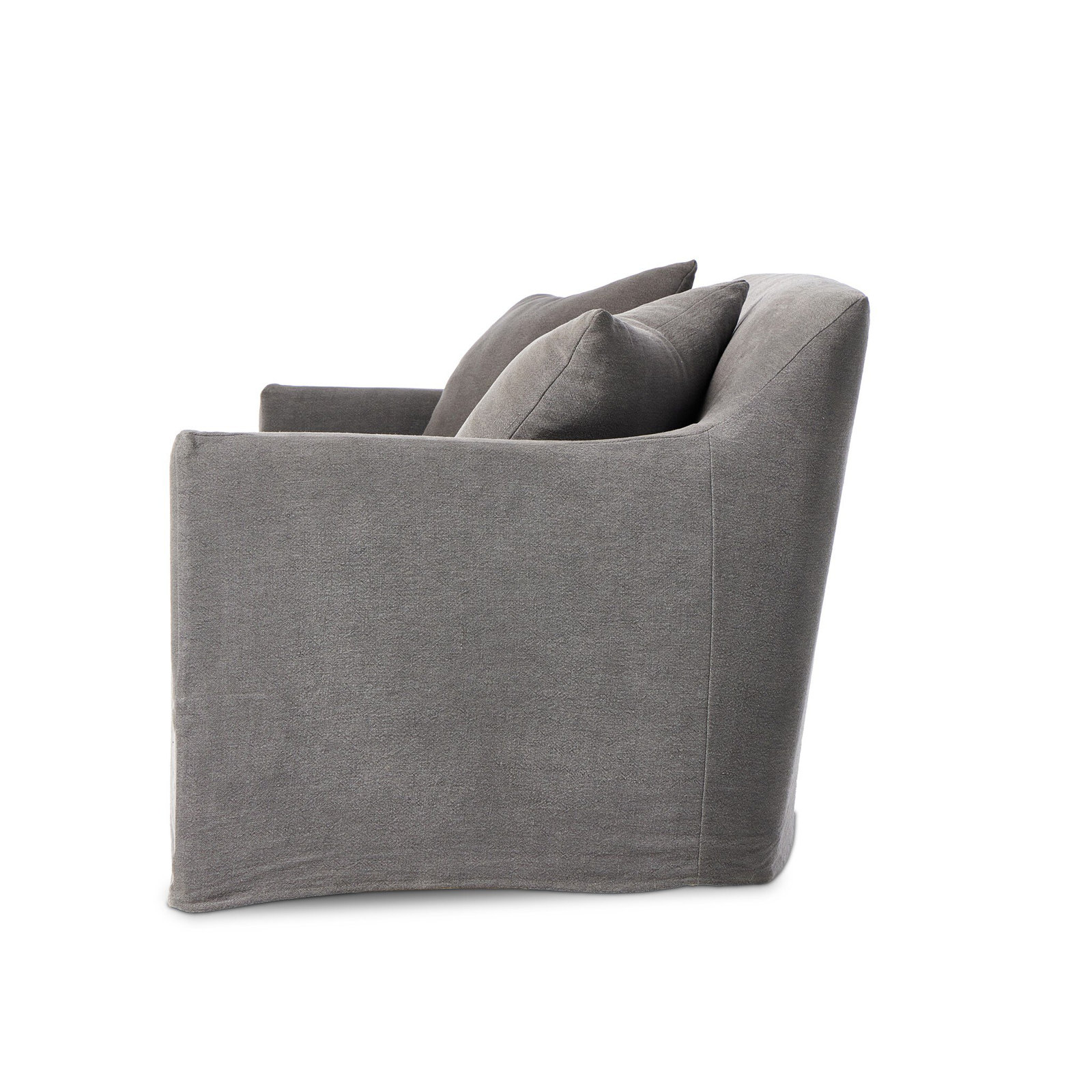 Lowell Slipcover Sofa, Gray