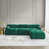 Tissu vert foncé