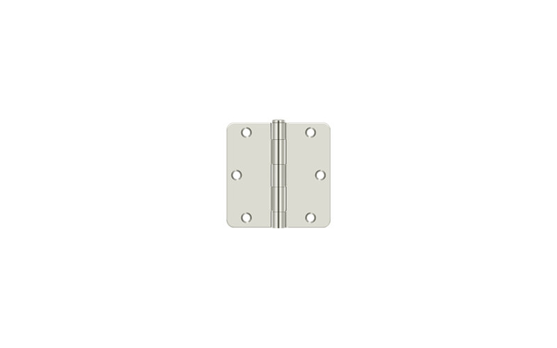 Steel Butt Bearing Hinge, Bright Nickel
