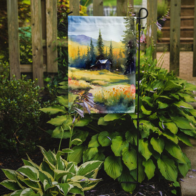 Drapeau de jardin double en polyester H 15,5 po x l 11,25 po