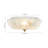 3-Light French Flower Dimmable Semi Flush Mount-1439140988