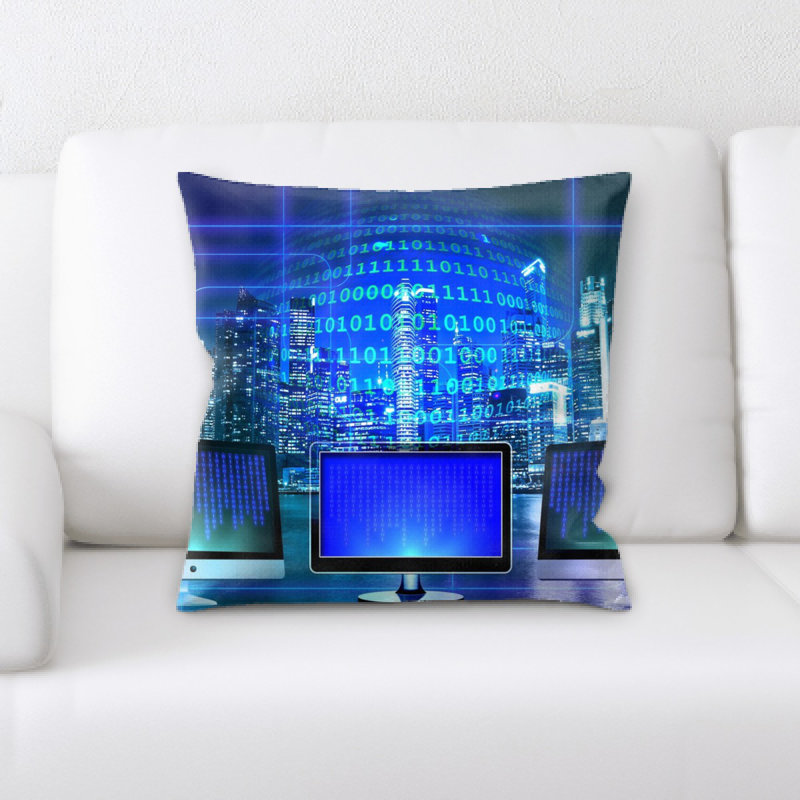 Microsuede Throw Pillow
