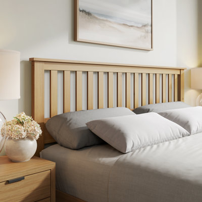 Malinda Mission Style King Panel Headboard by Winston Porter