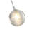 Zerkle 1-Light Chrome Single Pendant With A Clear Bubble Crystal Shade