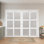 144" x 80" Frosted Glass Bypass Sliding Closet Doors With Installation Hardware Kit