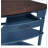 33.8'' Small Triangle Corner Table, Wood Corner Side Table for Small Spaces/ Living Room, 3 Tier End Corner Table with Solid Wood Legs-1273634573