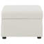 Repose-pieds avec rangement relevable hydraulique Merced Beige