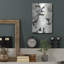 Art mural luxueux en métal «Monochromes 2» par Cartissi, 12 po x 16 po-1589372499