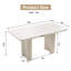 1.4m Cream White Rectangular Dining Table (Seats 4-6)