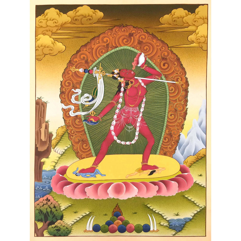 Peinture Vajrayogini Brocadeless Thangka