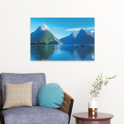 Vue du parc national de Milford Sound Fiordland, île du Sud, Nouvelle-Zélande, Nouvelle-Zélande, paysage contemporain abstrait, art naturel