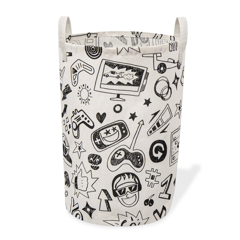 Fabric Laundry Basket with Handles