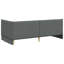 Corner Bed Frame with Headboard Dark Grey Velvet-1568337262