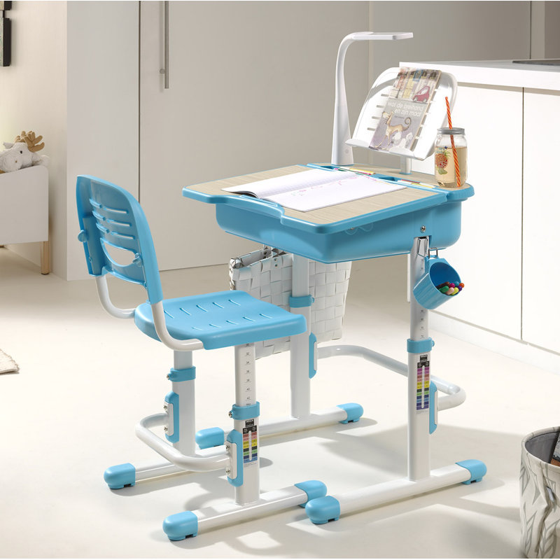 Comfortline 70.5cm Writing Desk Chair Set, Blue