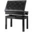 Leather Match Upholstered Storage Bench-1139879419