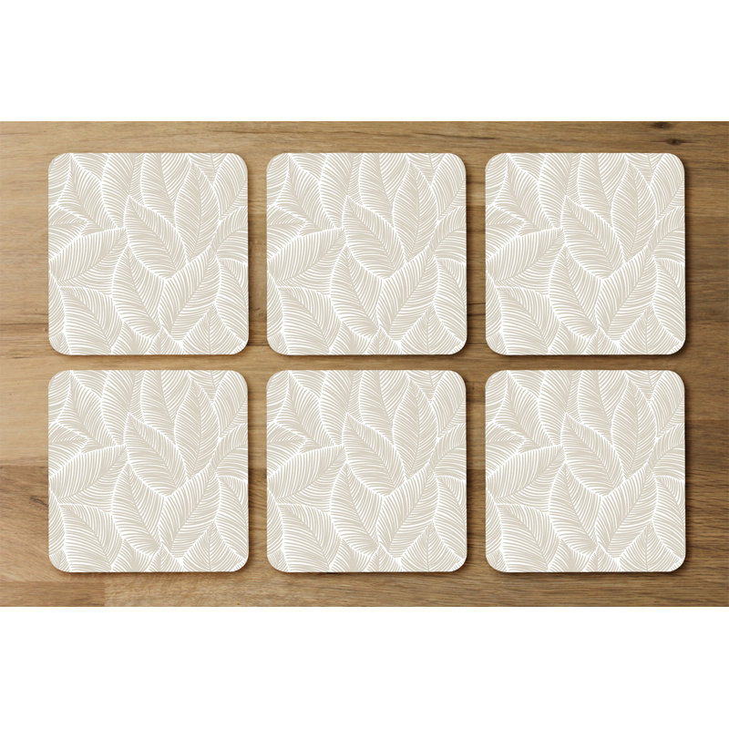 Dragulin Square 6 Piece Coaster Set