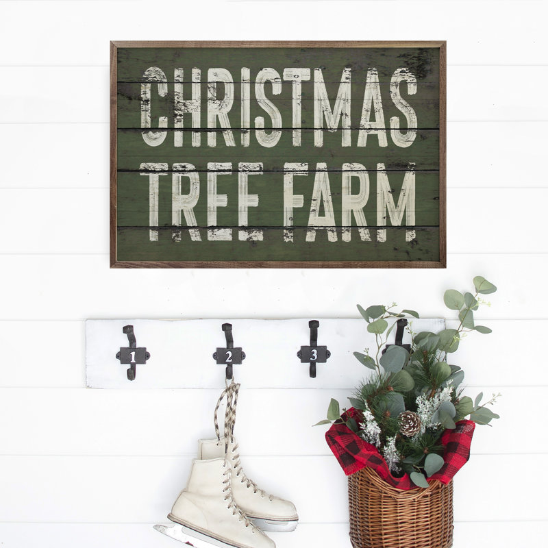 Arbre de Noël vert ferme, Vert, L 8 po x H 5 po