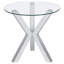 Ensemble de table basse et de table de bout 3 pièces Alexa Chrome
