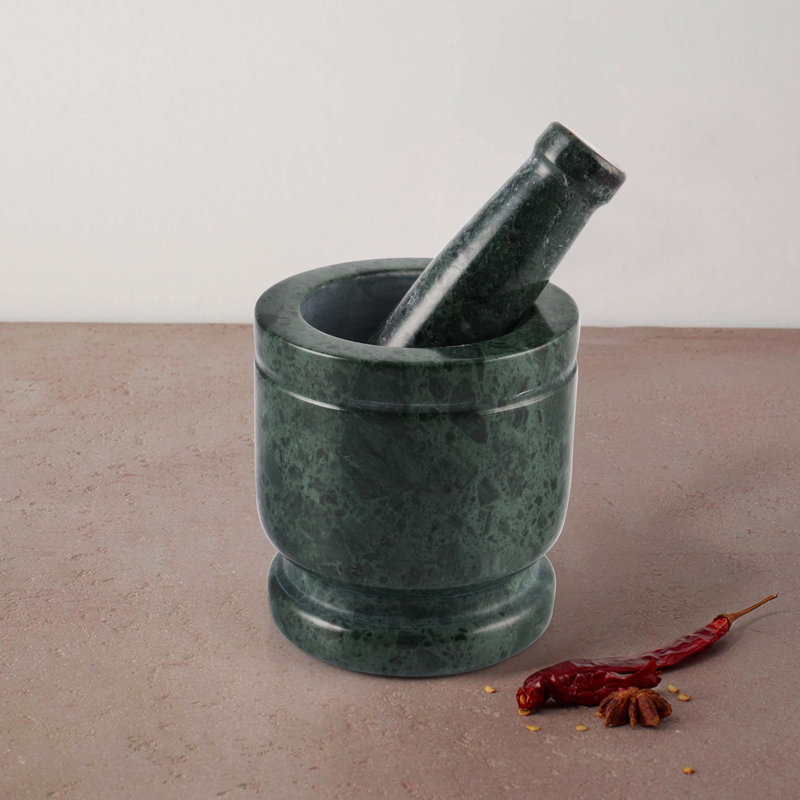 Marble Mortar And Pestle Set