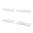 Turnerville 4 Piece Picture Ledge Wall Shelf-1787774874-1787774873
