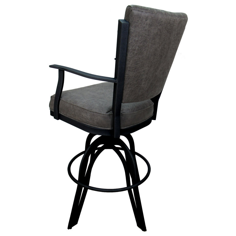 Tabourets de comptoir en métal Custom, Noir, Wapiti du Nord-Ouest, Tabouret de comptoir (siège d'une hauteur de 26 p