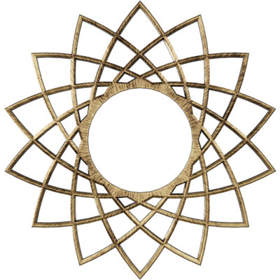 Médaillon de plafond en PVC de qualité architecturale Eleanor 32 po x P 12 po x P 12 po x P 1 po