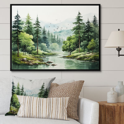 Tranquil Forests Landsacpe I - Forest Wall Art For Living Room