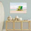 Toile Lime Green Lifeguard Hut, design par Seven Trees Design-1065324551