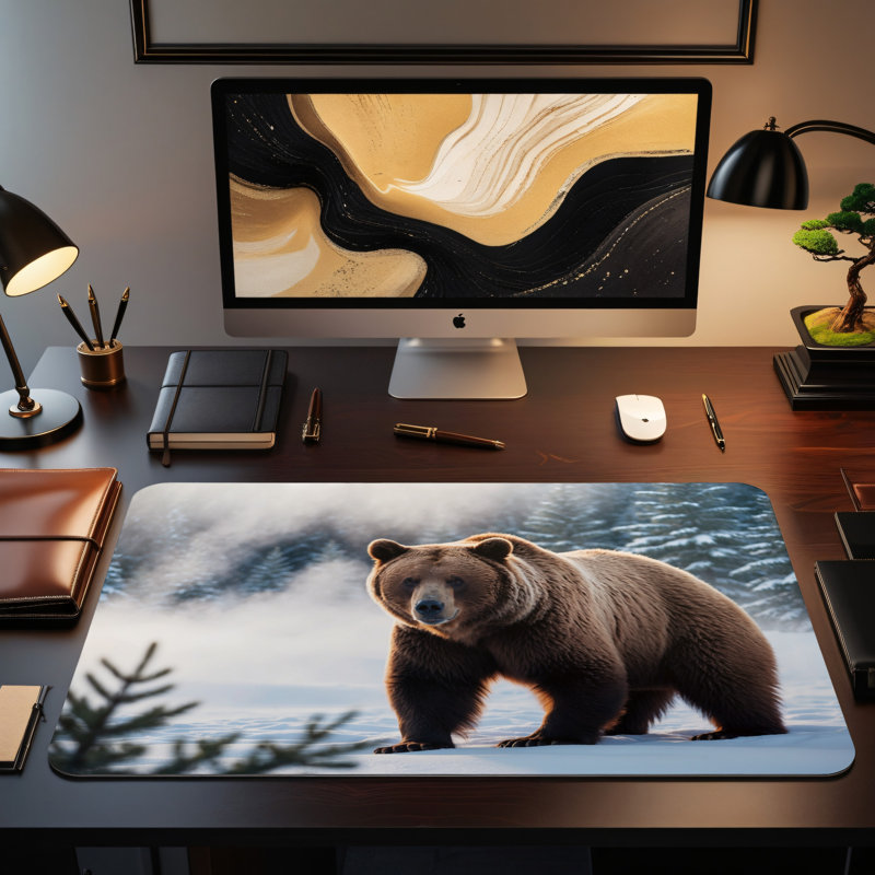 Polyester Desk Pad, 14.4x12.1