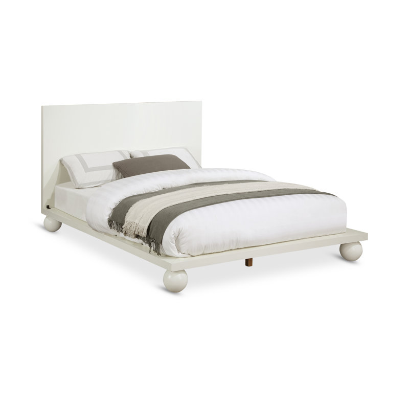 Kent Platform Bed, Queen, Cream