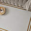 Carmel Modern Bordered Cream/Gold Area Rug-131436989