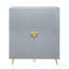 Armoire d'appoint ultrabrillante pour le salon - gris