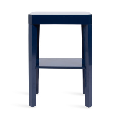 Talcott Rectangular Wooden Slim Side Table