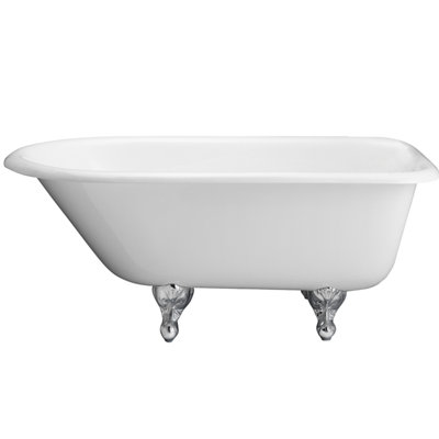 57'' x 30.5'' Soaking Cast Iron Bathtub