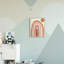 Désert soleil arc-en-ciel doux paysage beige-91020612-91020613