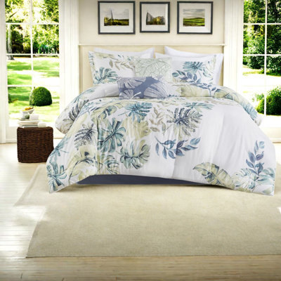 Ensembles de literie en coton de qualité supérieure, édredon très grand californien au design côtier, lavable à la machine