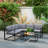 Wicker 5 - Person Garden Lounge Set with Cushions