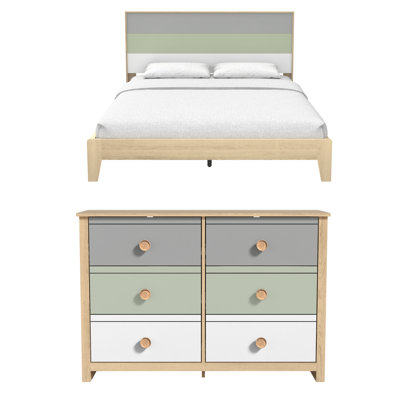Patton Transitional 2 Piece Bedroom Set