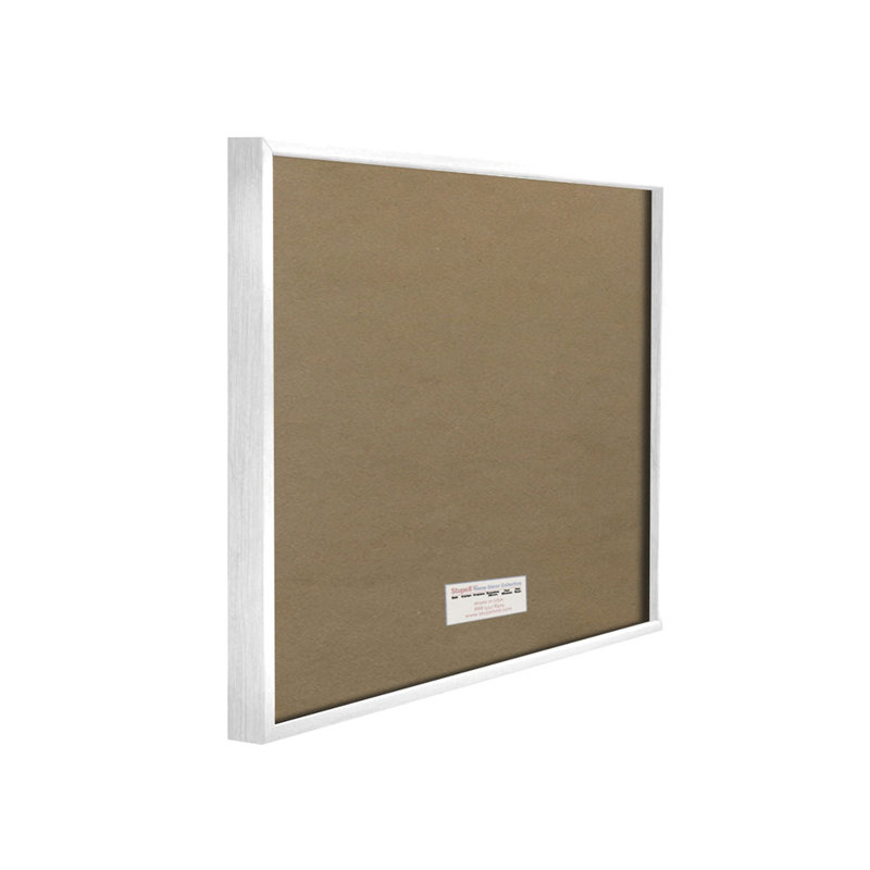 White Framed Rural Cows Meadow Canvas Print, 14" x 11"