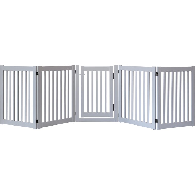 Archie & Oscar™ Clarissa Wood Free Standing Pet Gate & Reviews | Wayfair