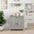Farmhouse Sideboard Buffet Cabinet, Barn Door Coffee Bar Cabinet with Adjustable Shelf-826848671