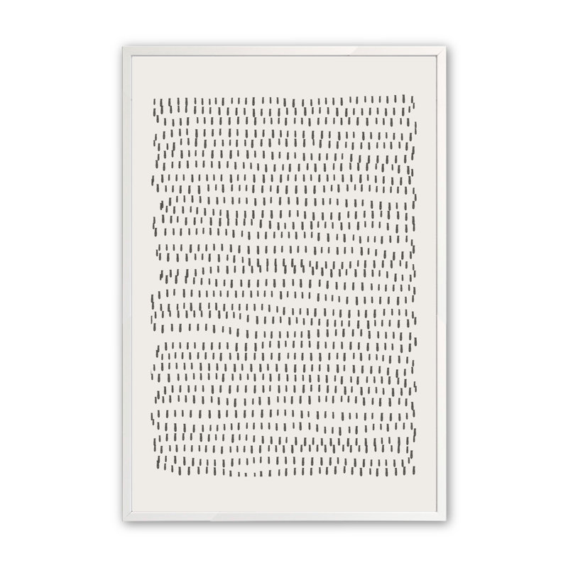 Petrika Rythmic Flow par Becky Quartermaine, Blanc opaque, H 24 po x l 18 po x P 1,25 po